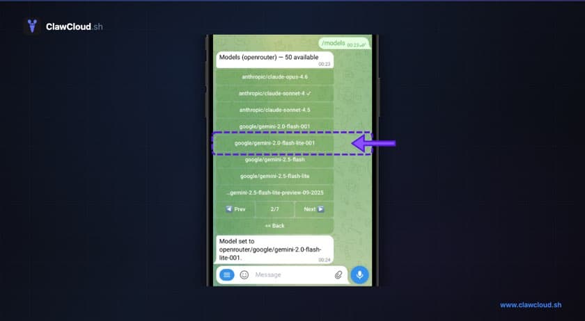 OpenClaw model selection matrix with price and capability tiers